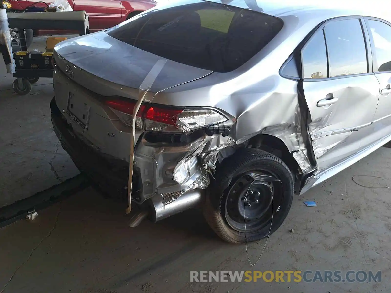 9 Photograph of a damaged car JTDEPMAE6MJ123921 TOYOTA COROLLA 2021