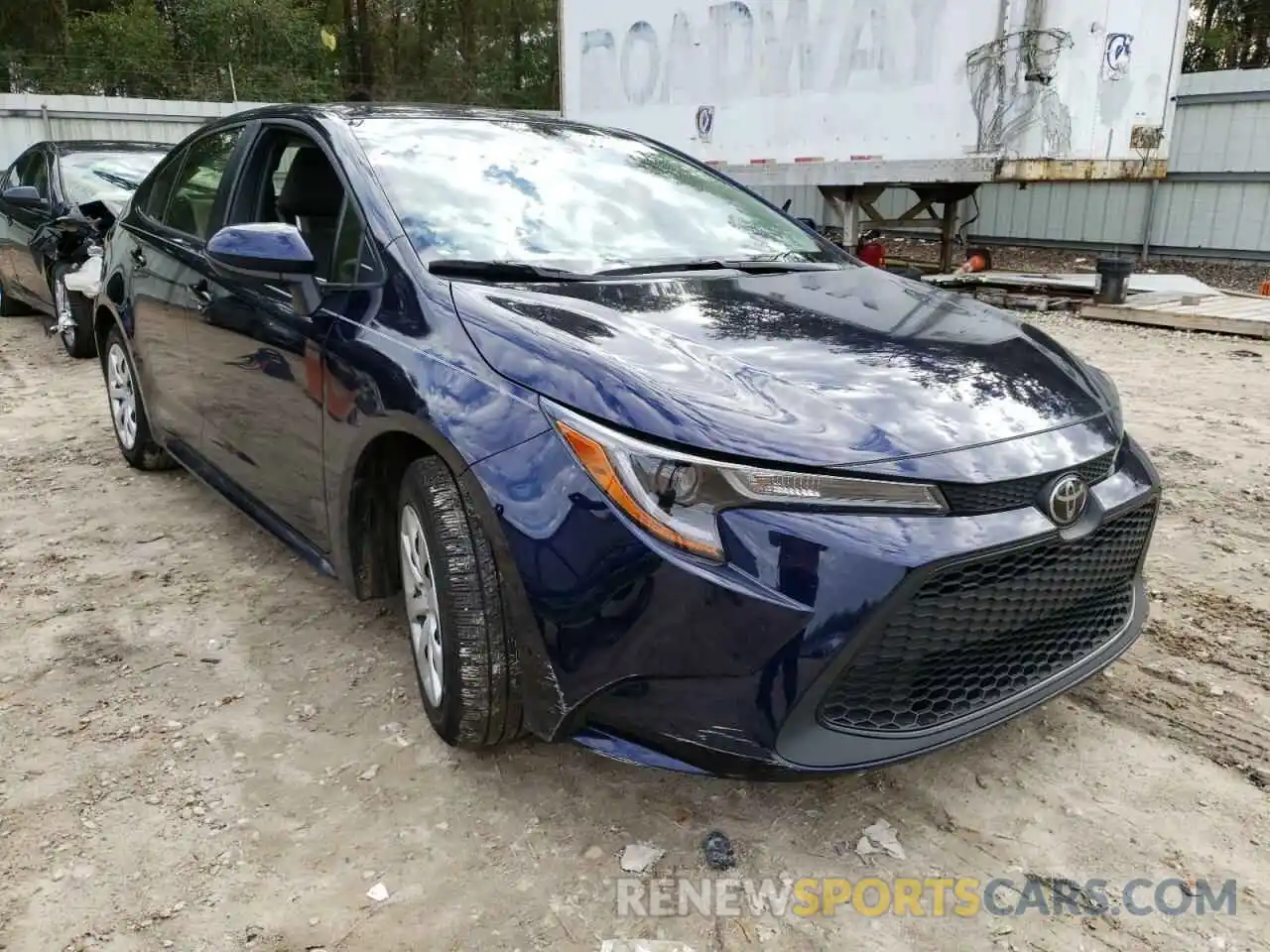 1 Photograph of a damaged car JTDEPMAE6MJ123949 TOYOTA COROLLA 2021