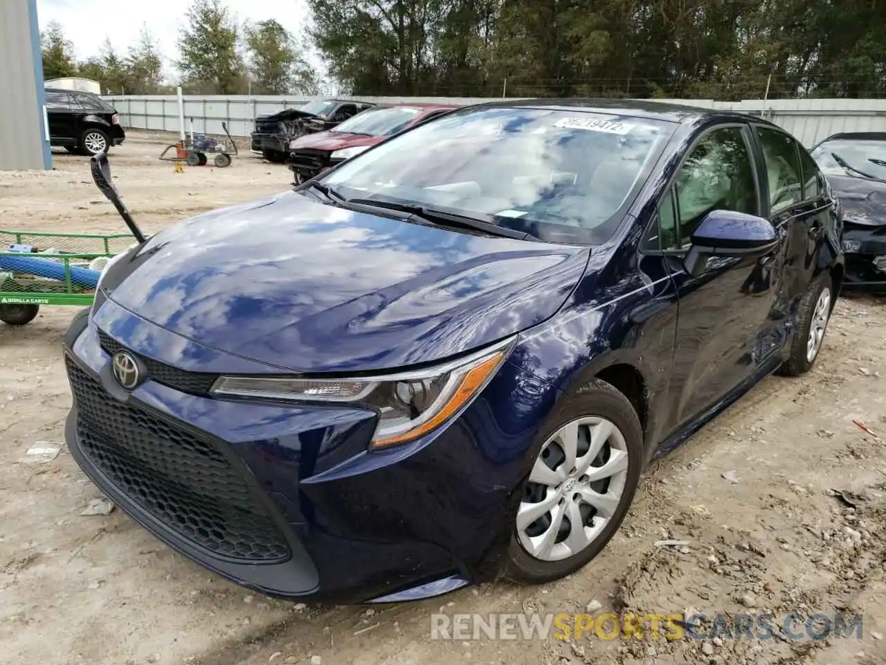 2 Photograph of a damaged car JTDEPMAE6MJ123949 TOYOTA COROLLA 2021