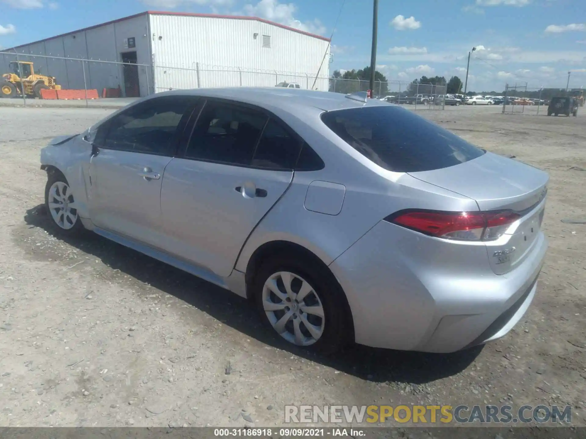 3 Photograph of a damaged car JTDEPMAE6MJ124177 TOYOTA COROLLA 2021