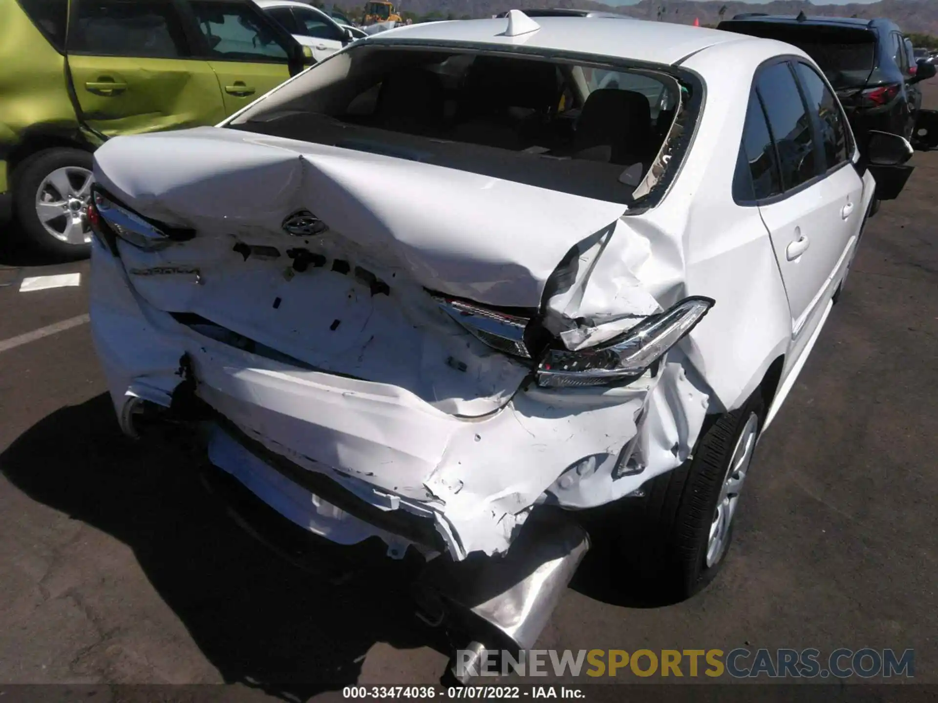 6 Photograph of a damaged car JTDEPMAE6MJ124602 TOYOTA COROLLA 2021