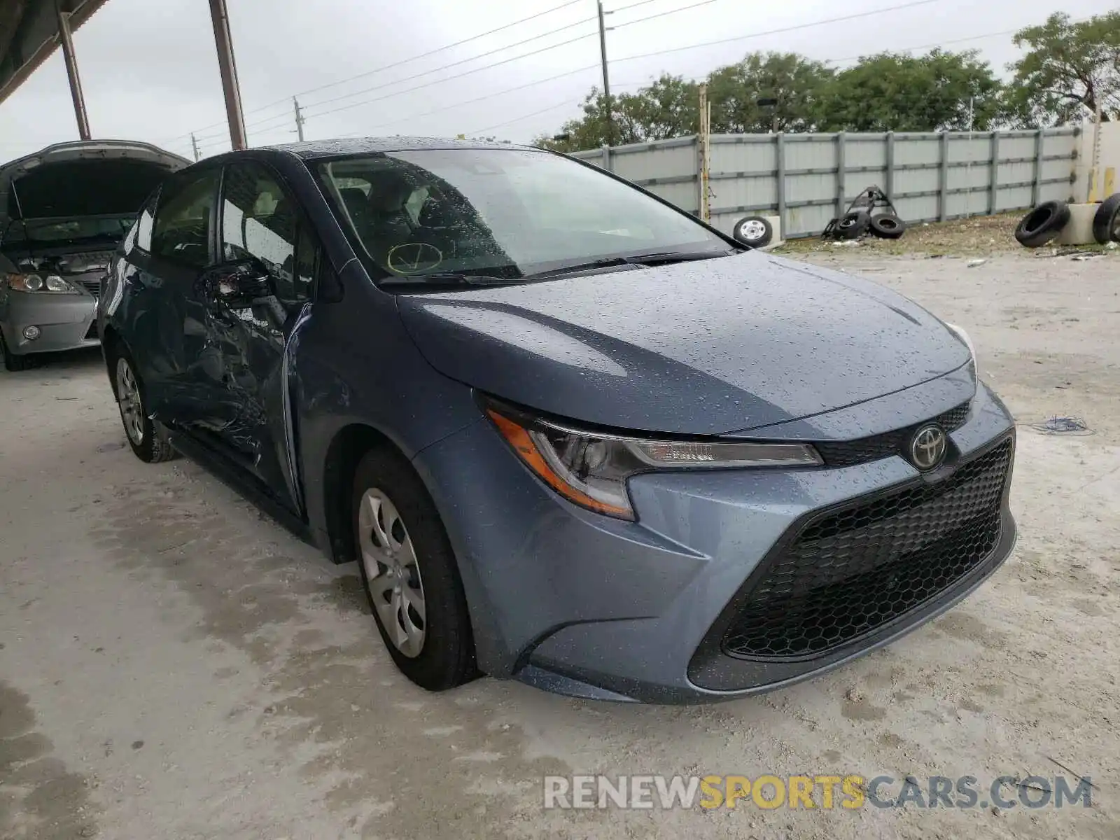 1 Photograph of a damaged car JTDEPMAE6MJ125314 TOYOTA COROLLA 2021