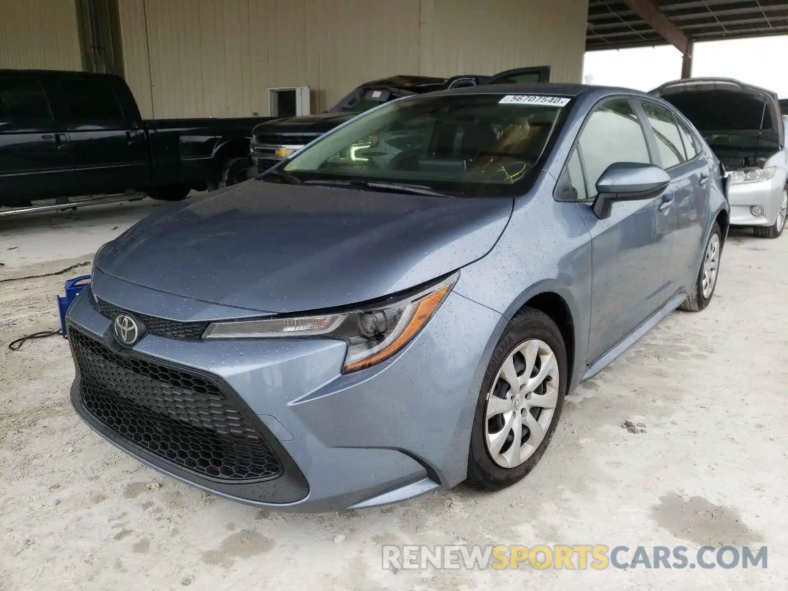 2 Photograph of a damaged car JTDEPMAE6MJ125314 TOYOTA COROLLA 2021