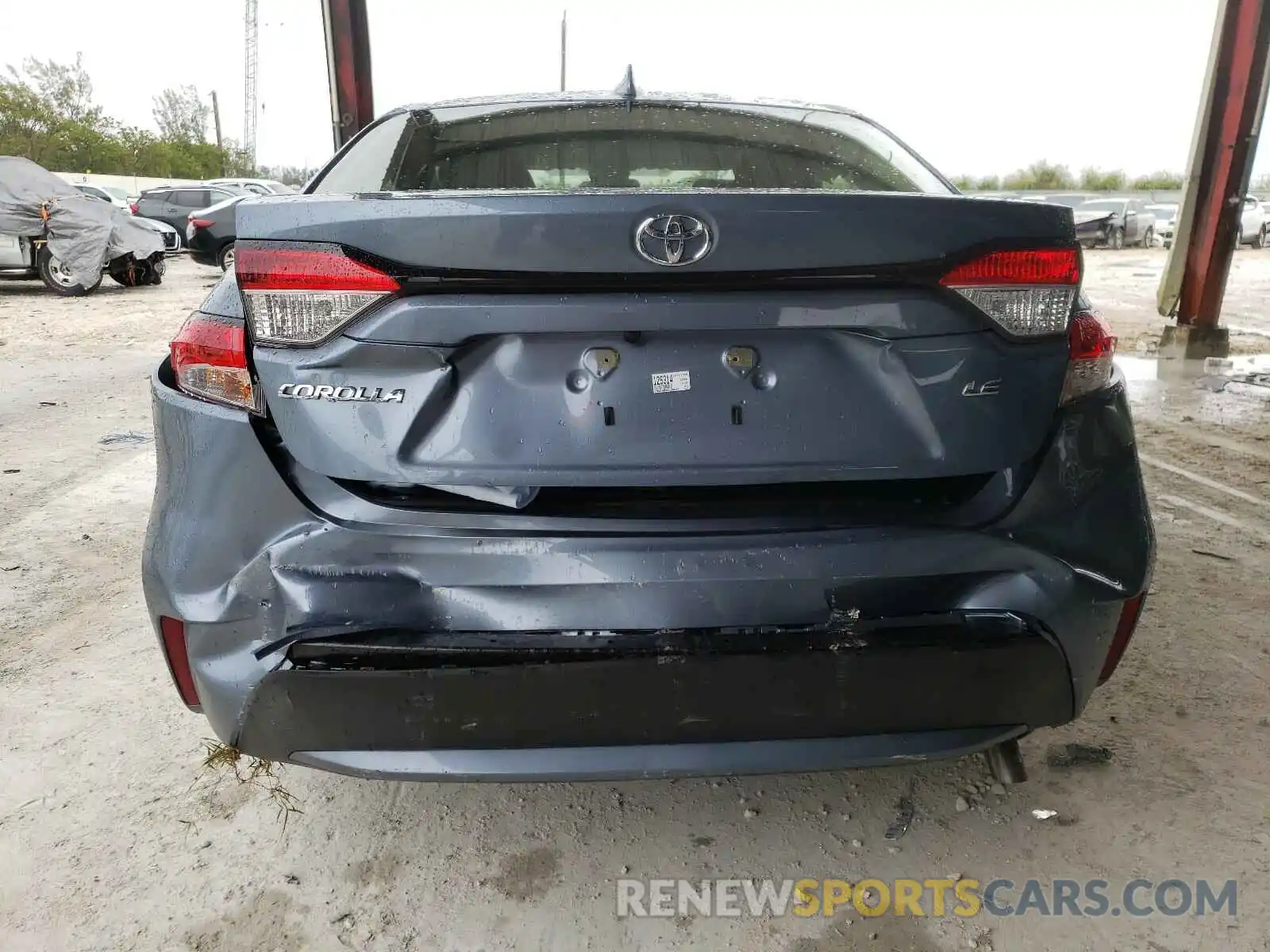 9 Photograph of a damaged car JTDEPMAE6MJ125314 TOYOTA COROLLA 2021