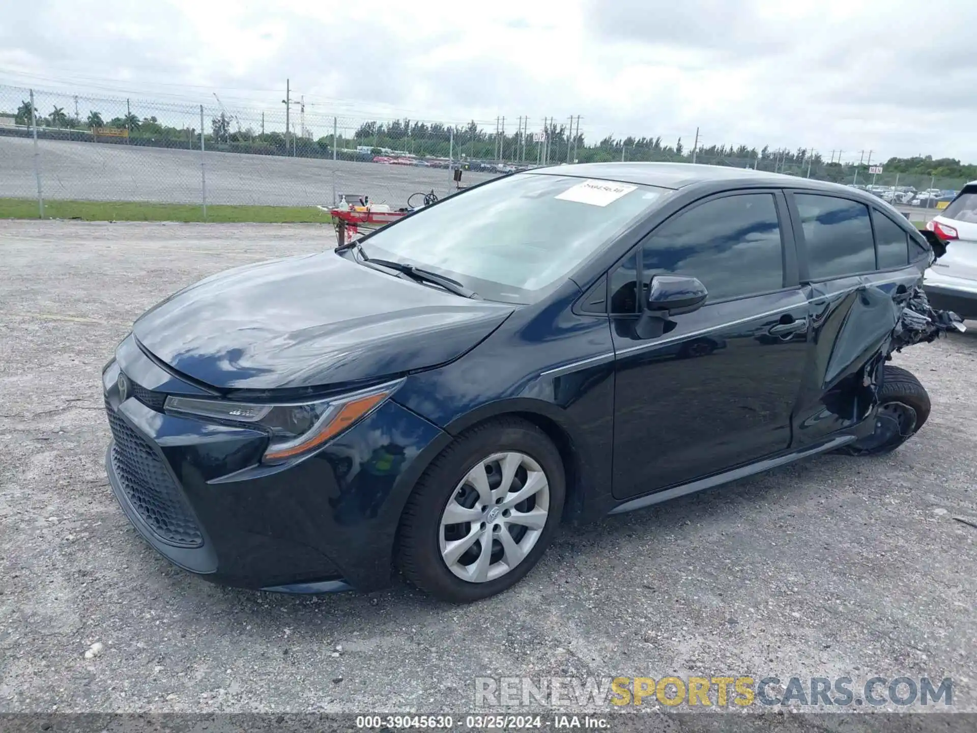 2 Photograph of a damaged car JTDEPMAE6MJ125989 TOYOTA COROLLA 2021