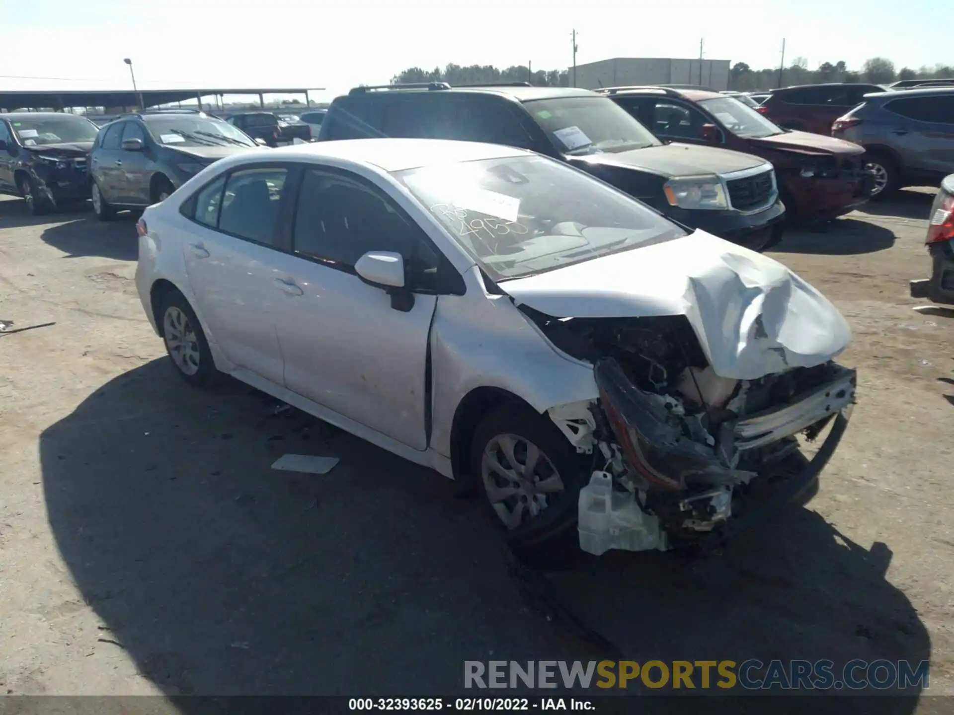 1 Photograph of a damaged car JTDEPMAE6MJ126611 TOYOTA COROLLA 2021