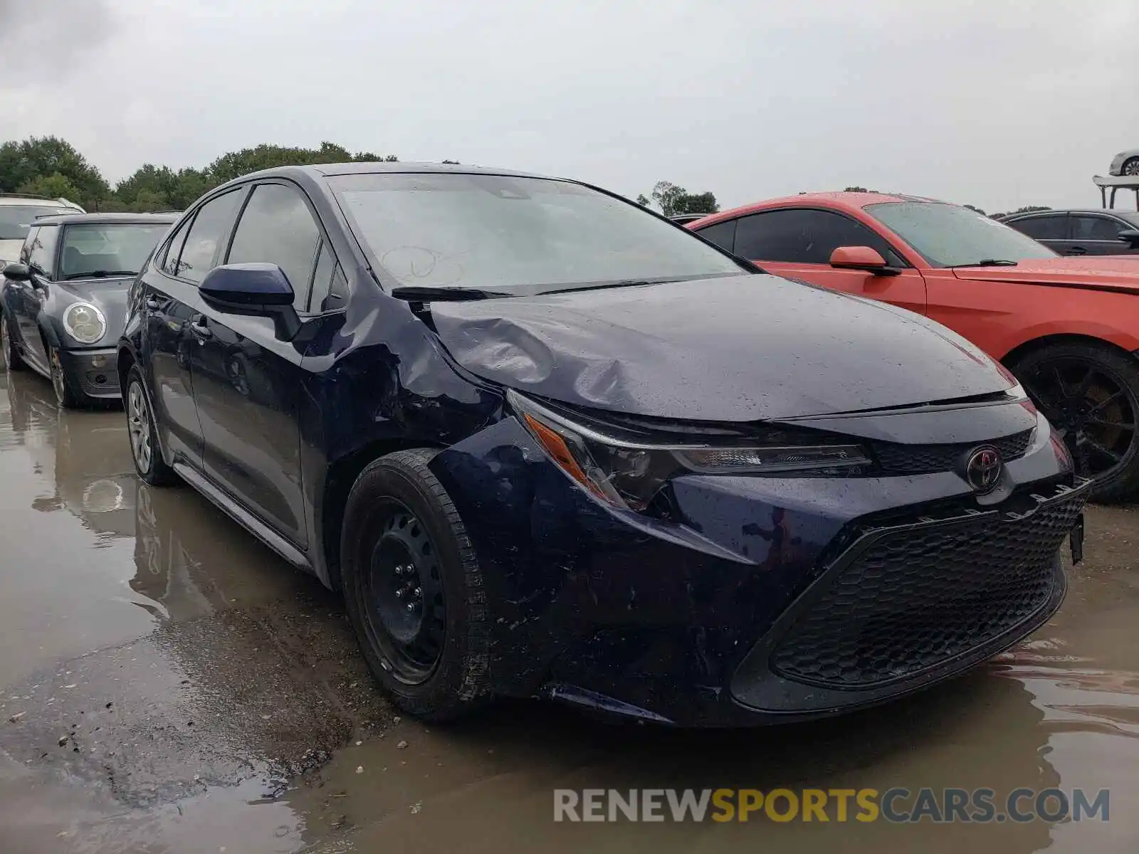 1 Photograph of a damaged car JTDEPMAE6MJ127080 TOYOTA COROLLA 2021