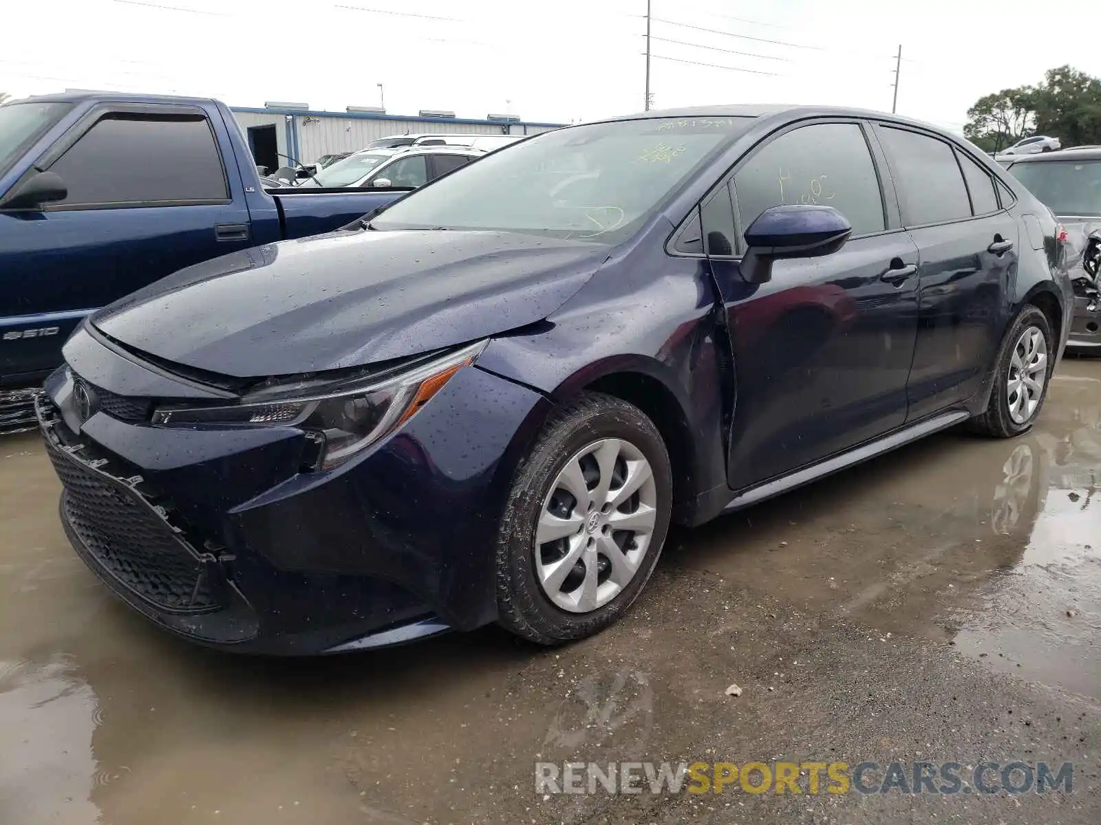 2 Photograph of a damaged car JTDEPMAE6MJ127080 TOYOTA COROLLA 2021