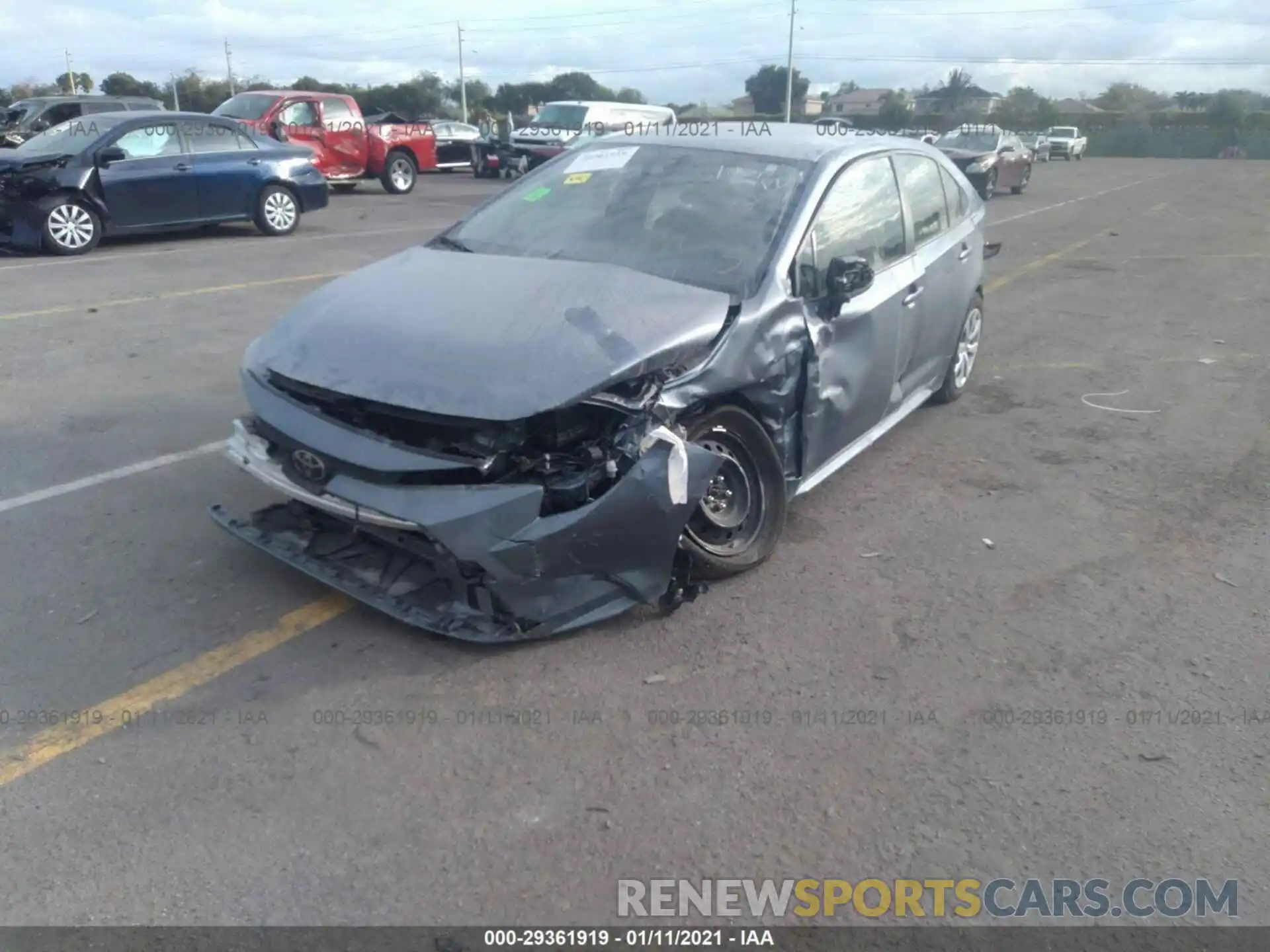 6 Photograph of a damaged car JTDEPMAE6MJ127161 TOYOTA COROLLA 2021