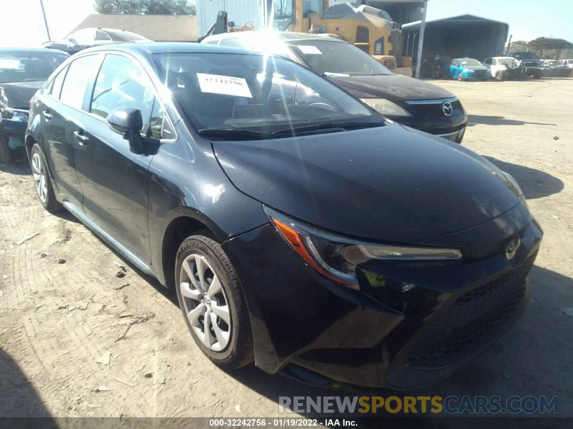 1 Photograph of a damaged car JTDEPMAE6MJ127208 TOYOTA COROLLA 2021