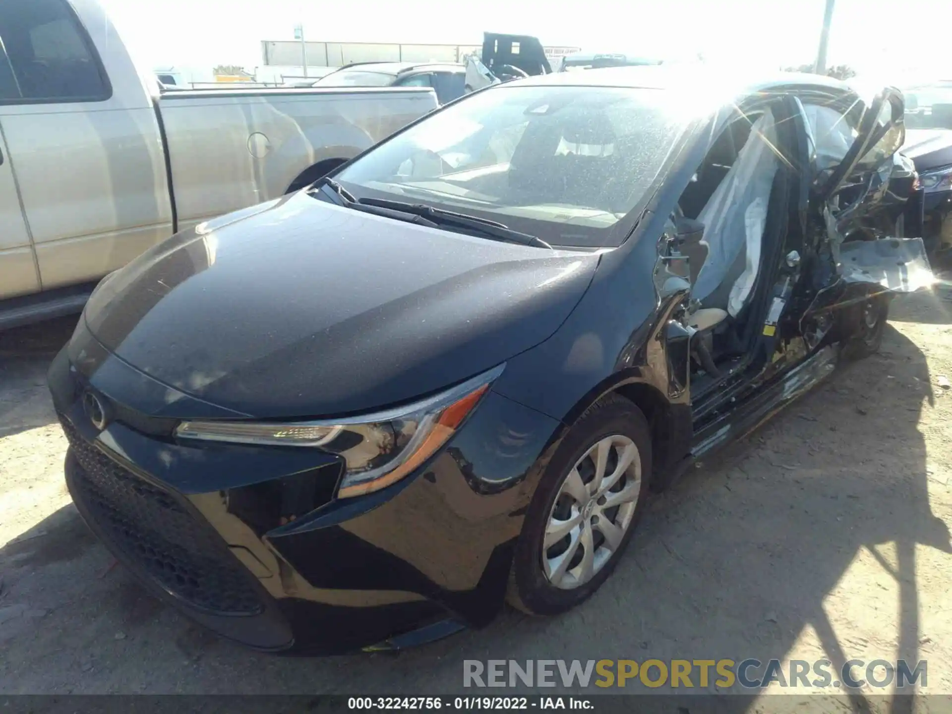 2 Photograph of a damaged car JTDEPMAE6MJ127208 TOYOTA COROLLA 2021