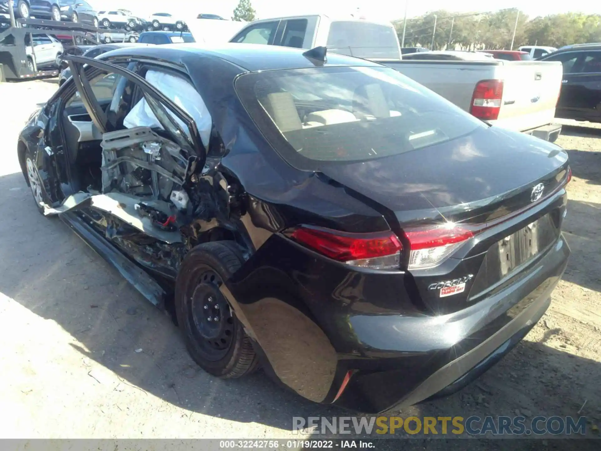 3 Photograph of a damaged car JTDEPMAE6MJ127208 TOYOTA COROLLA 2021