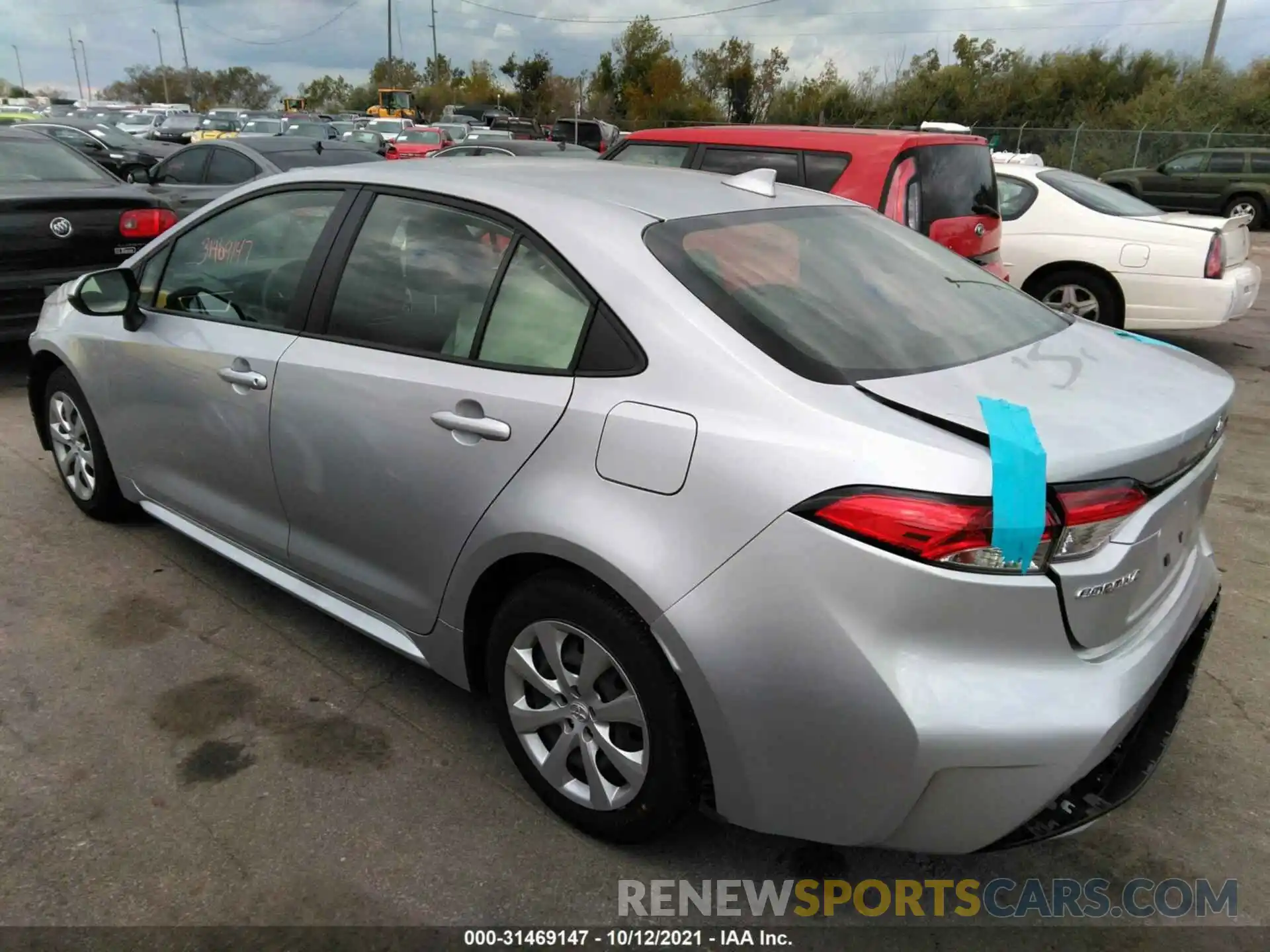 3 Photograph of a damaged car JTDEPMAE6MJ128343 TOYOTA COROLLA 2021