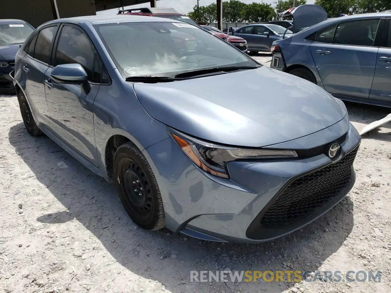 1 Photograph of a damaged car JTDEPMAE6MJ129234 TOYOTA COROLLA 2021