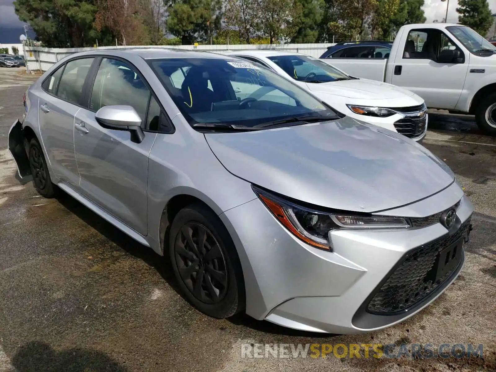 1 Photograph of a damaged car JTDEPMAE6MJ130142 TOYOTA COROLLA 2021