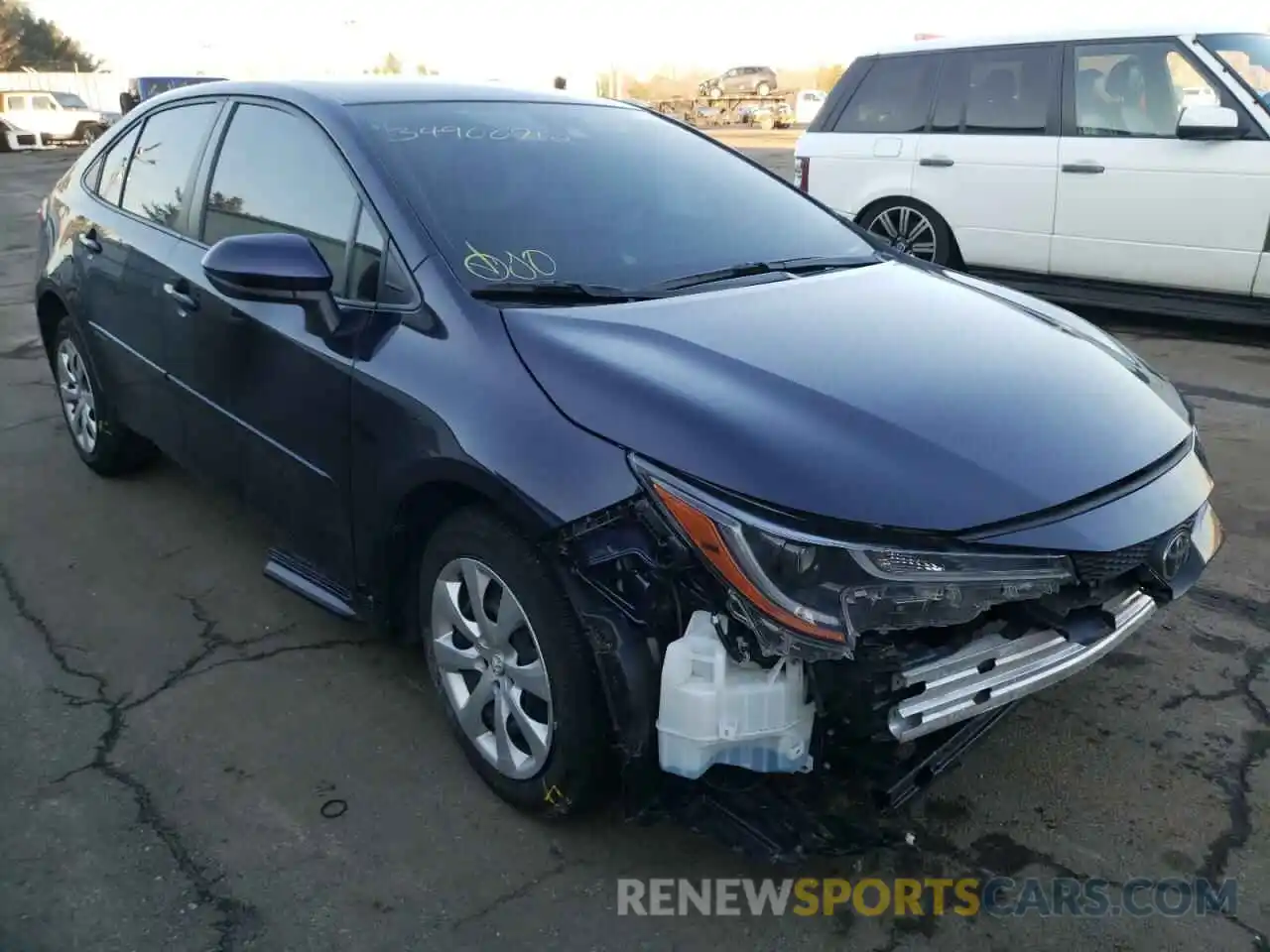 1 Photograph of a damaged car JTDEPMAE6MJ131176 TOYOTA COROLLA 2021