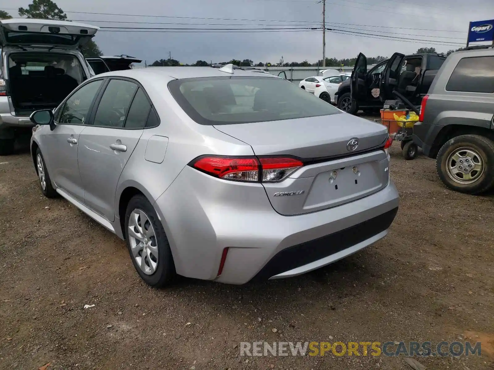 3 Photograph of a damaged car JTDEPMAE6MJ131615 TOYOTA COROLLA 2021