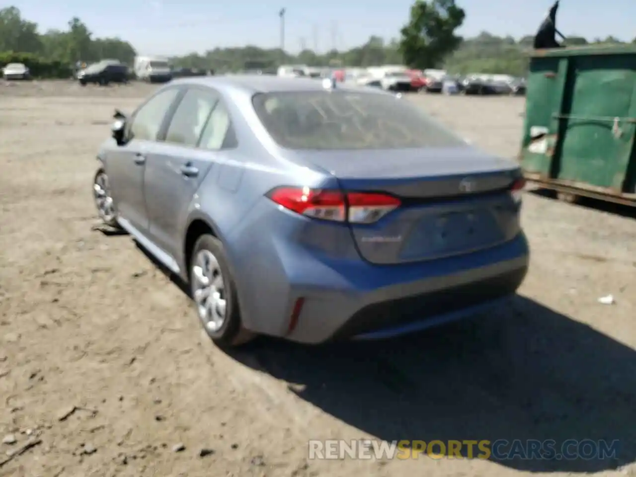 3 Photograph of a damaged car JTDEPMAE6MJ132618 TOYOTA COROLLA 2021