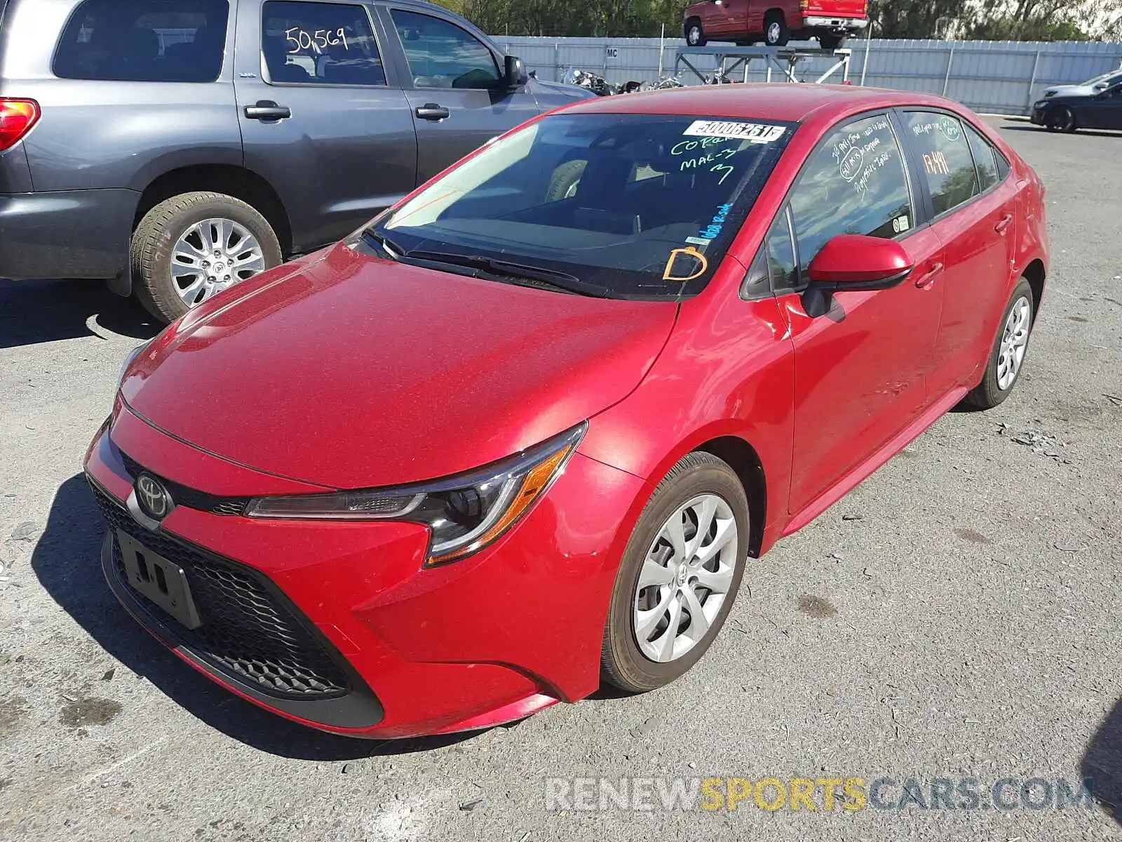 2 Photograph of a damaged car JTDEPMAE6MJ132697 TOYOTA COROLLA 2021