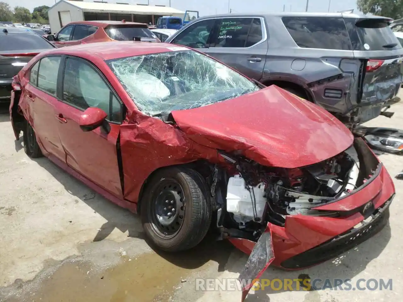 9 Photograph of a damaged car JTDEPMAE6MJ134370 TOYOTA COROLLA 2021