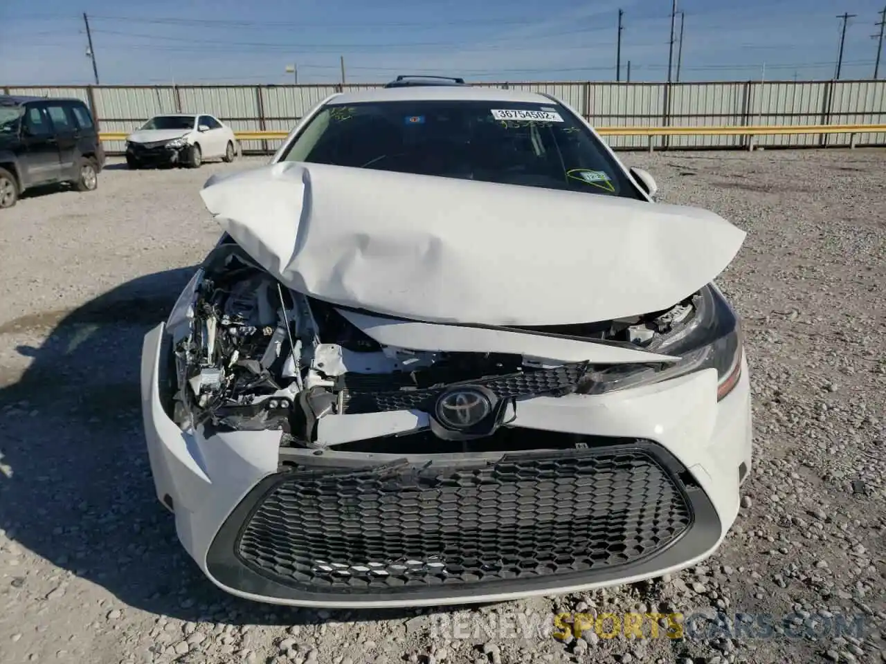 9 Photograph of a damaged car JTDEPMAE6MJ135535 TOYOTA COROLLA 2021