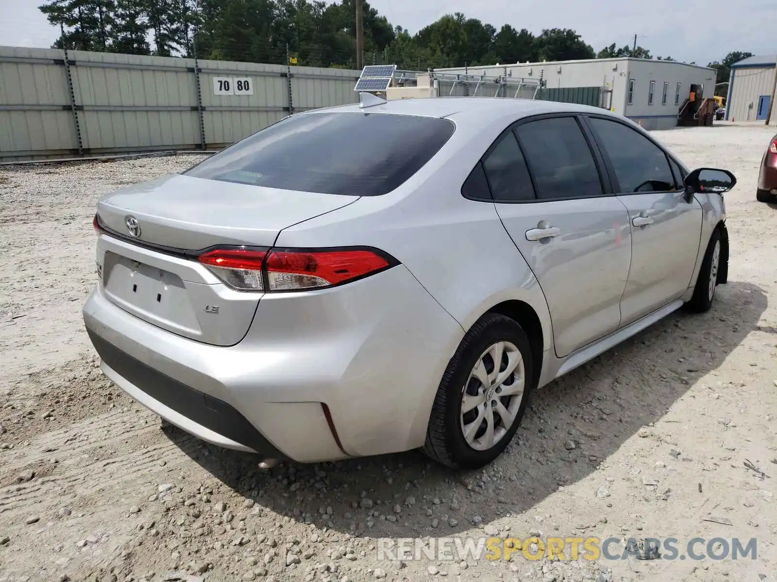 4 Photograph of a damaged car JTDEPMAE6MJ136202 TOYOTA COROLLA 2021