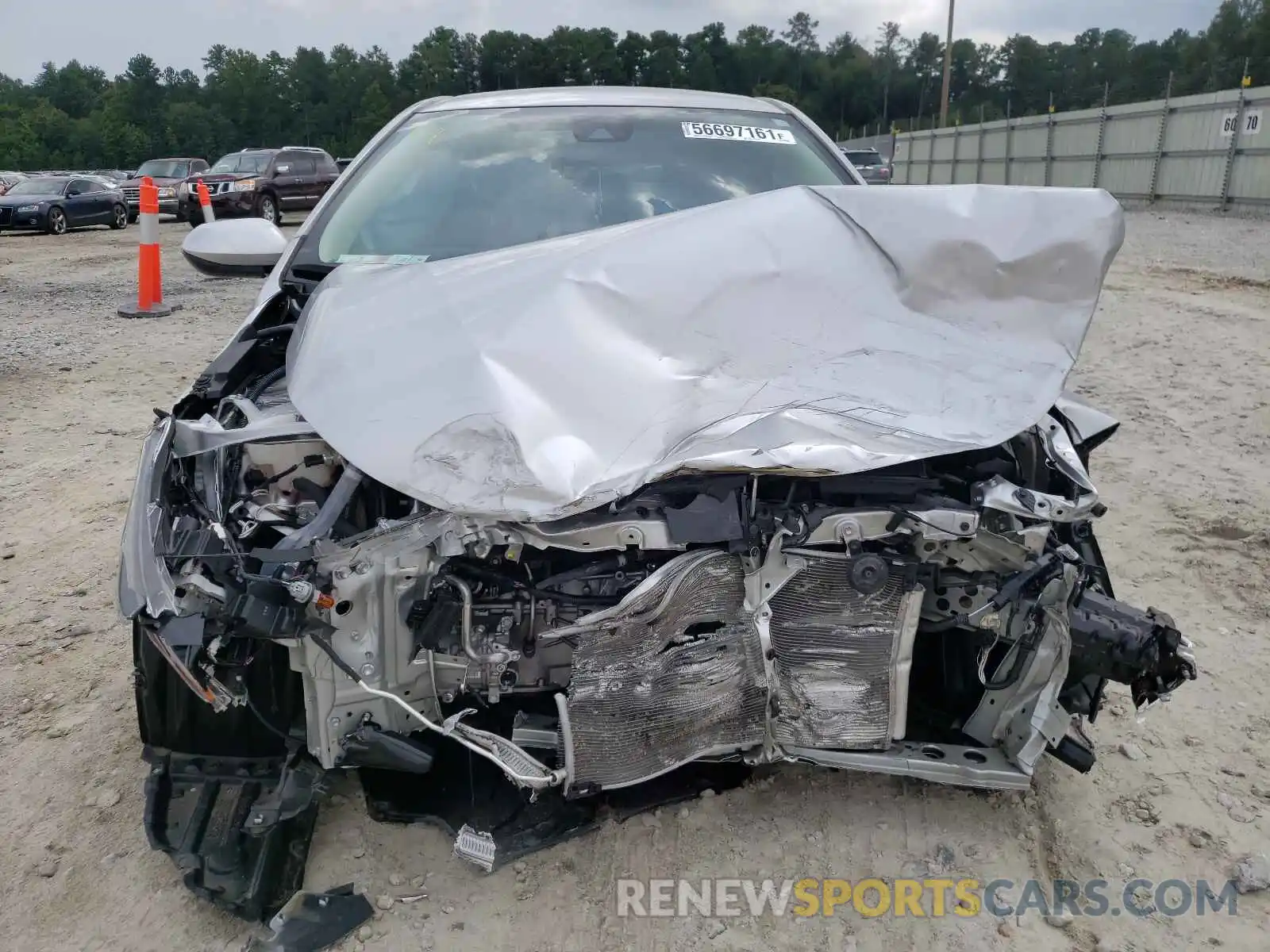 7 Photograph of a damaged car JTDEPMAE6MJ136202 TOYOTA COROLLA 2021