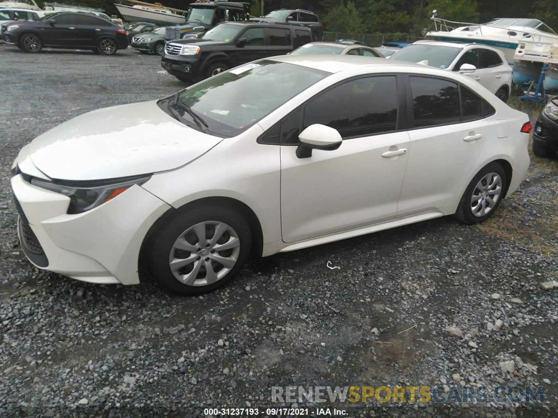 2 Photograph of a damaged car JTDEPMAE6MJ136264 TOYOTA COROLLA 2021