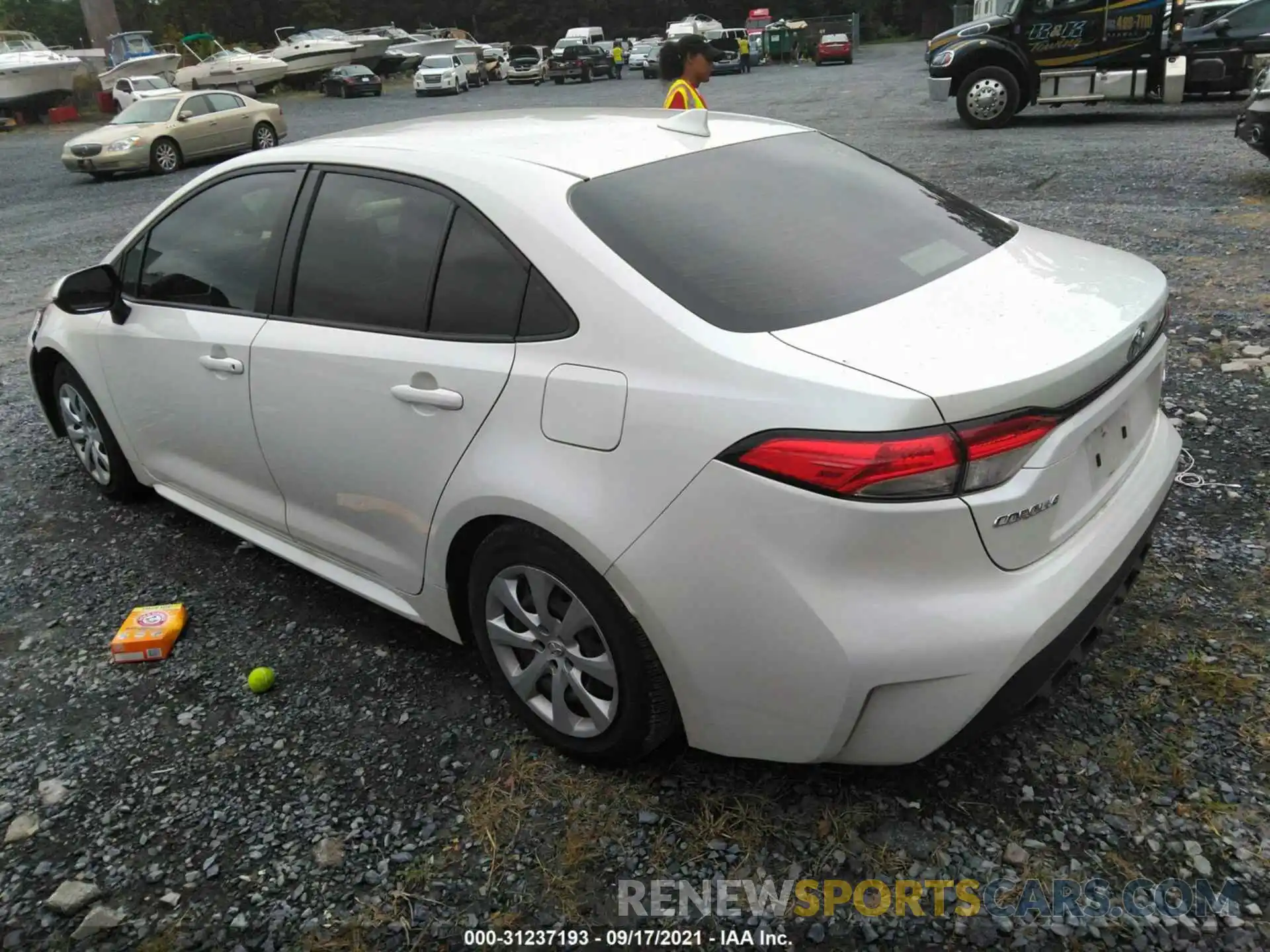 3 Photograph of a damaged car JTDEPMAE6MJ136264 TOYOTA COROLLA 2021