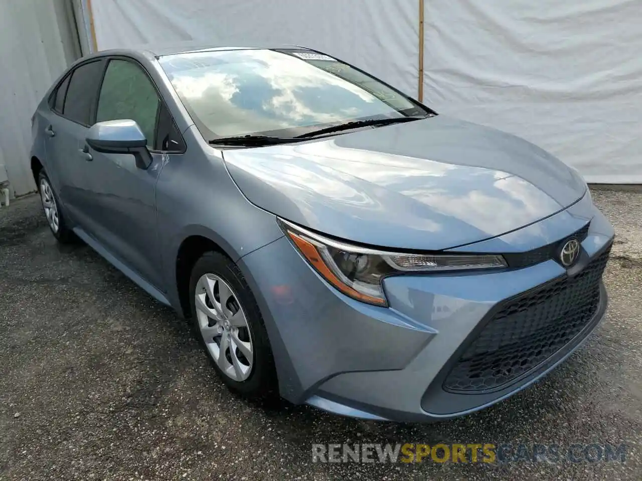 1 Photograph of a damaged car JTDEPMAE6MJ136443 TOYOTA COROLLA 2021