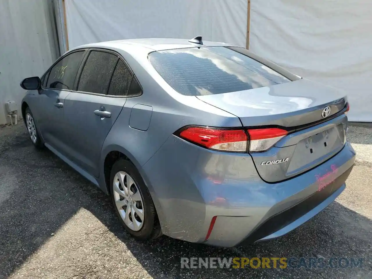 3 Photograph of a damaged car JTDEPMAE6MJ136443 TOYOTA COROLLA 2021