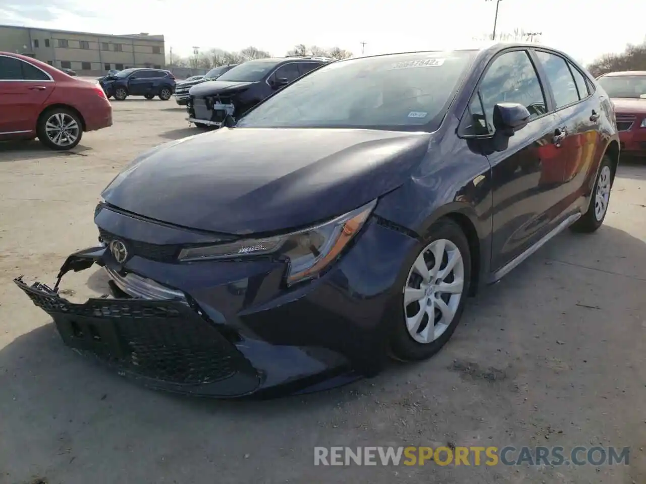 2 Photograph of a damaged car JTDEPMAE6MJ136698 TOYOTA COROLLA 2021