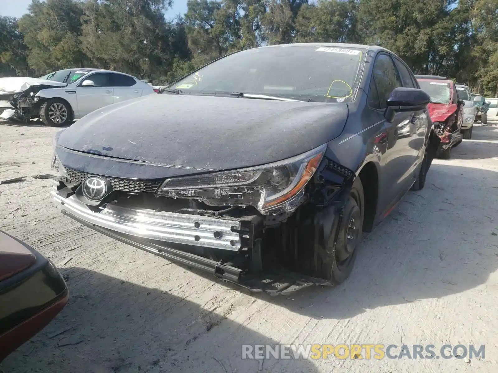 2 Photograph of a damaged car JTDEPMAE6MJ136815 TOYOTA COROLLA 2021