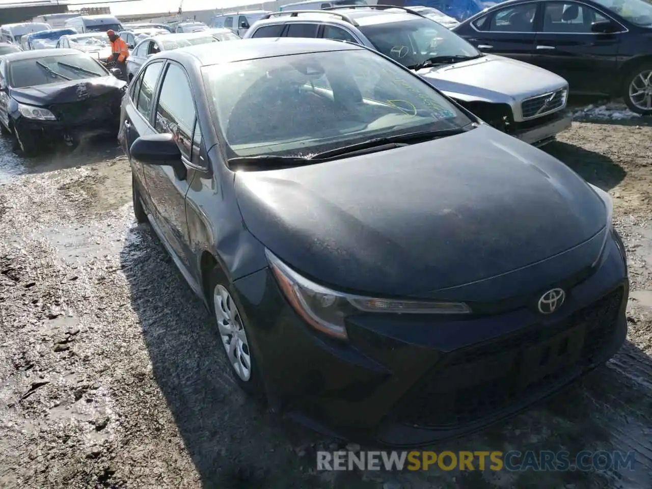 1 Photograph of a damaged car JTDEPMAE6MJ137950 TOYOTA COROLLA 2021