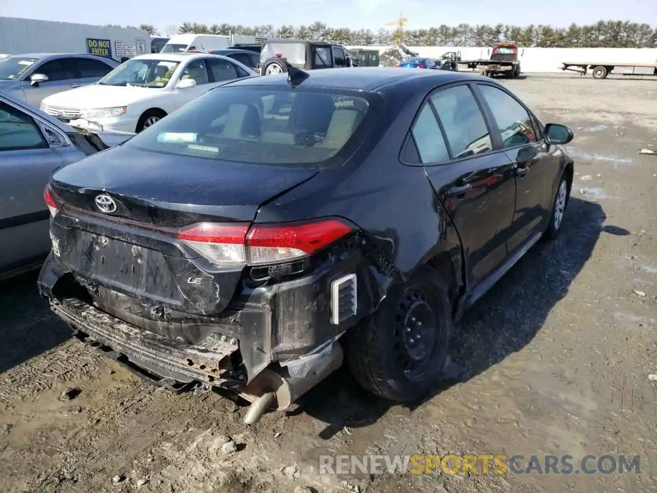 4 Photograph of a damaged car JTDEPMAE6MJ137950 TOYOTA COROLLA 2021