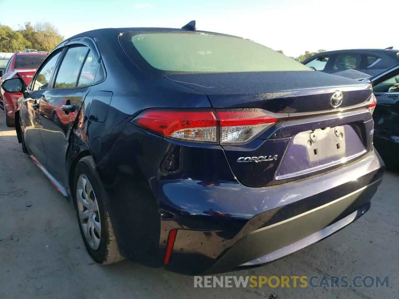 3 Photograph of a damaged car JTDEPMAE6MJ138323 TOYOTA COROLLA 2021