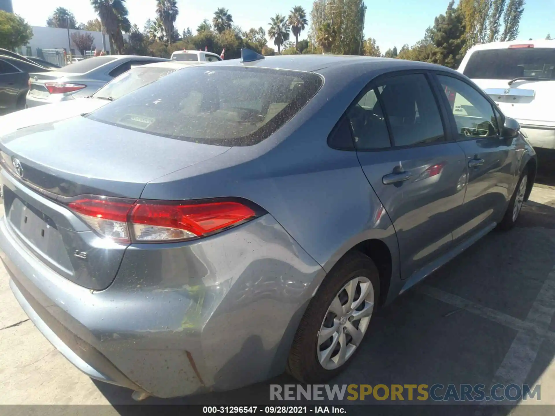 4 Photograph of a damaged car JTDEPMAE6MJ139777 TOYOTA COROLLA 2021