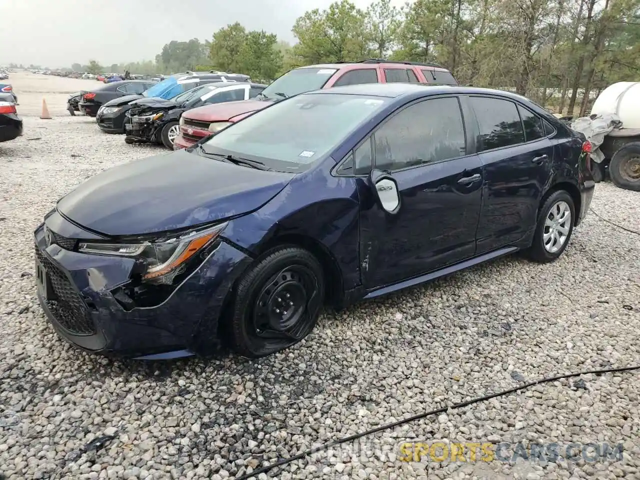 1 Photograph of a damaged car JTDEPMAE6MJ139908 TOYOTA COROLLA 2021