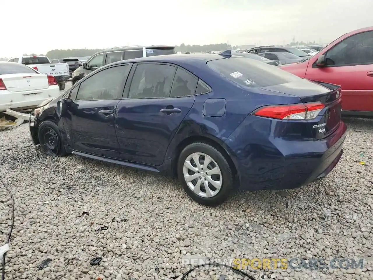 2 Photograph of a damaged car JTDEPMAE6MJ139908 TOYOTA COROLLA 2021