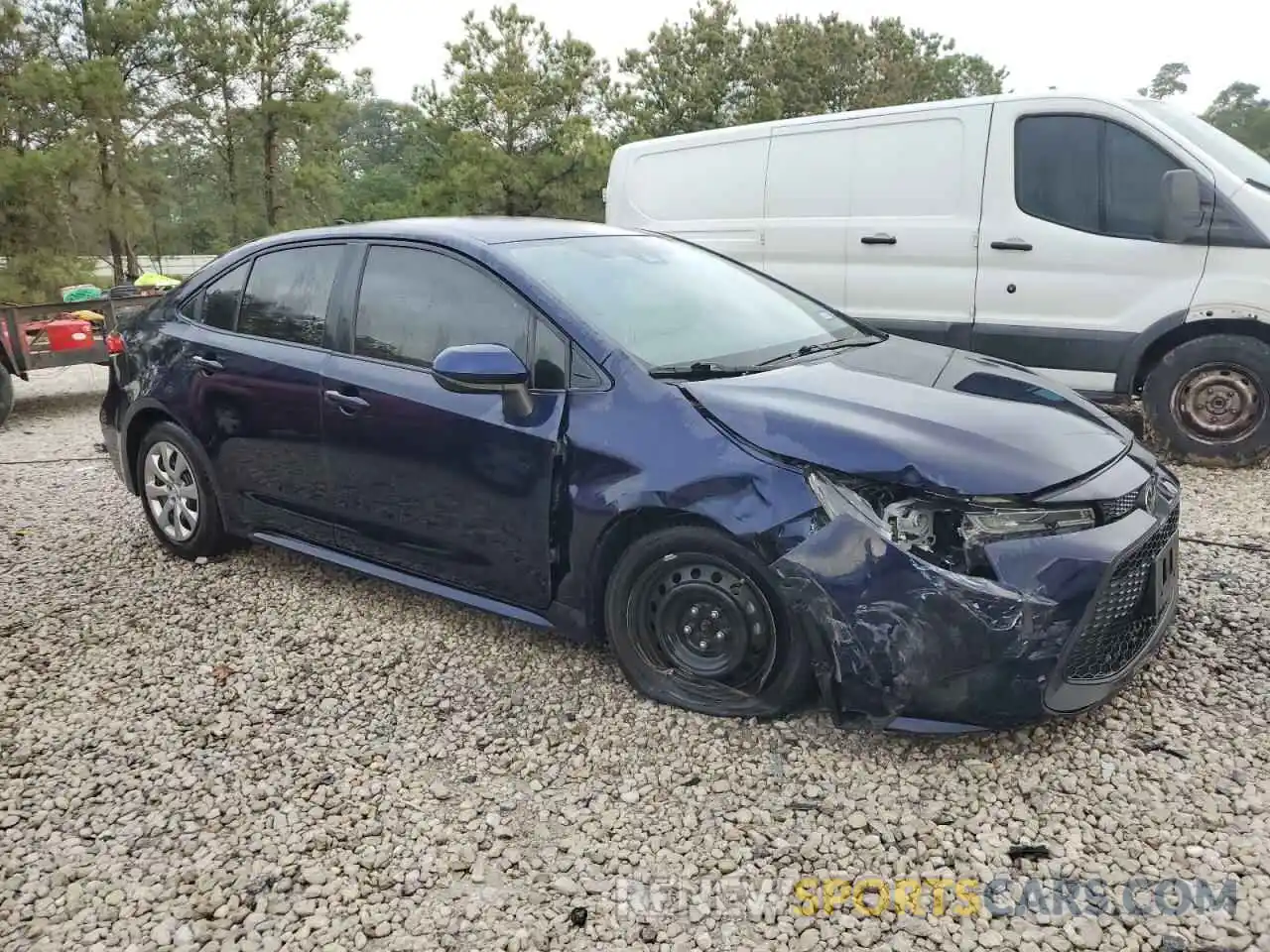 4 Photograph of a damaged car JTDEPMAE6MJ139908 TOYOTA COROLLA 2021