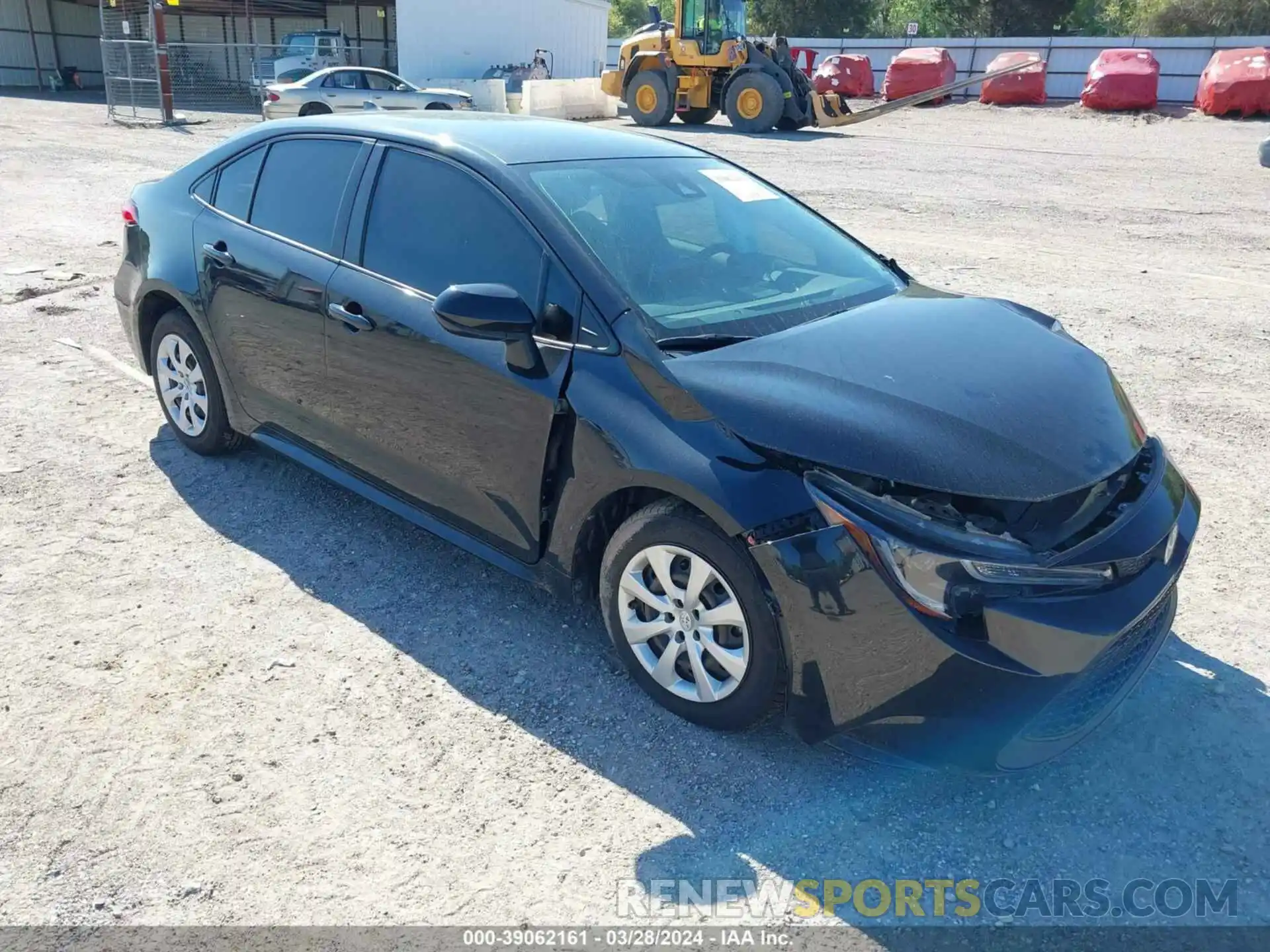 1 Photograph of a damaged car JTDEPMAE6MJ140962 TOYOTA COROLLA 2021