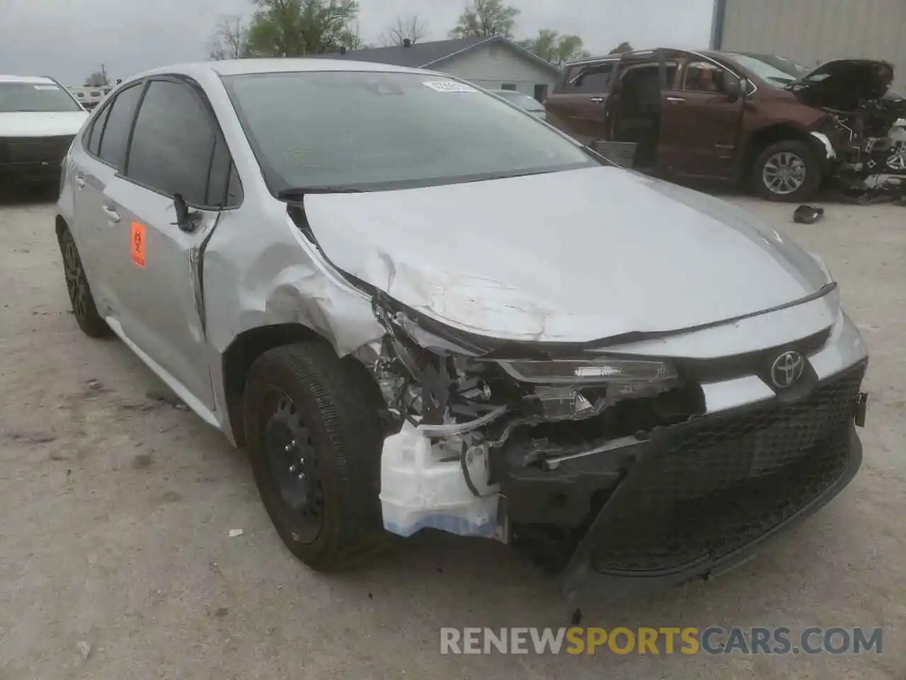 1 Photograph of a damaged car JTDEPMAE6MJ141691 TOYOTA COROLLA 2021