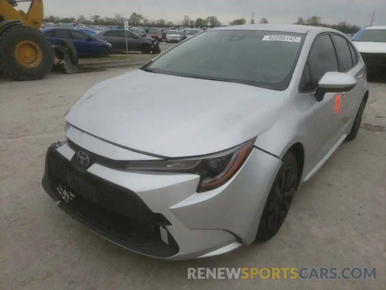 2 Photograph of a damaged car JTDEPMAE6MJ141691 TOYOTA COROLLA 2021