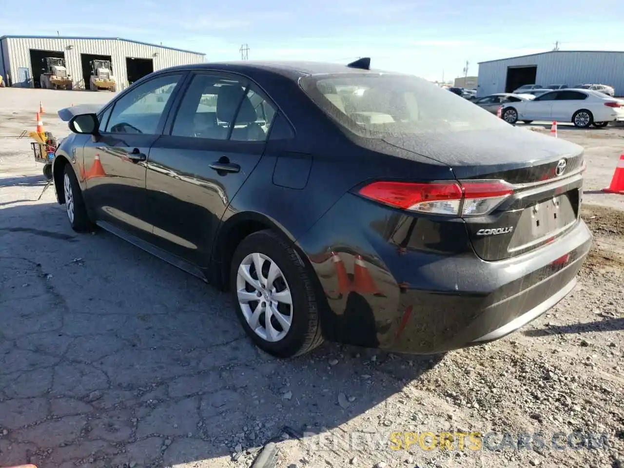 3 Photograph of a damaged car JTDEPMAE6MJ141822 TOYOTA COROLLA 2021