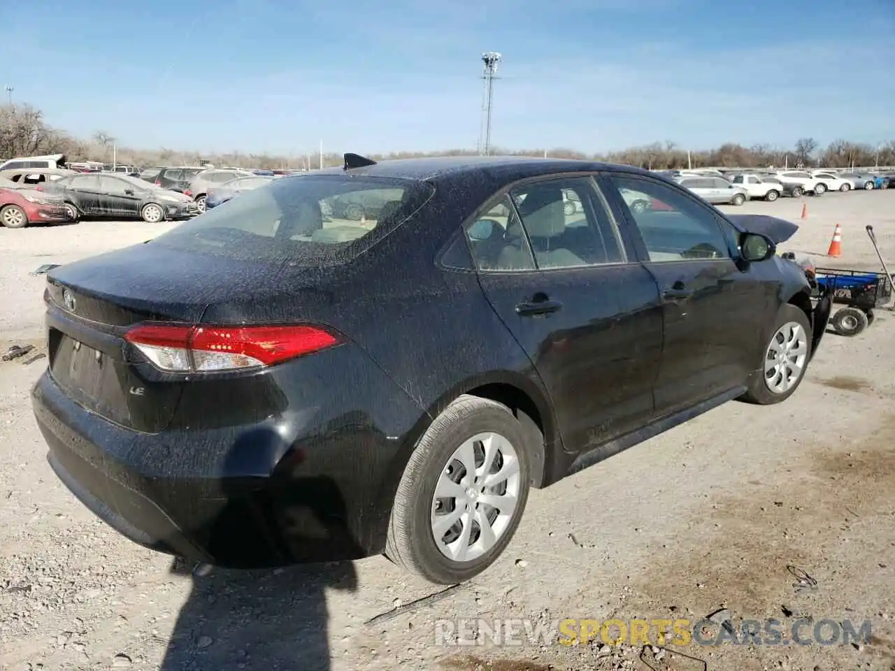 4 Photograph of a damaged car JTDEPMAE6MJ141822 TOYOTA COROLLA 2021