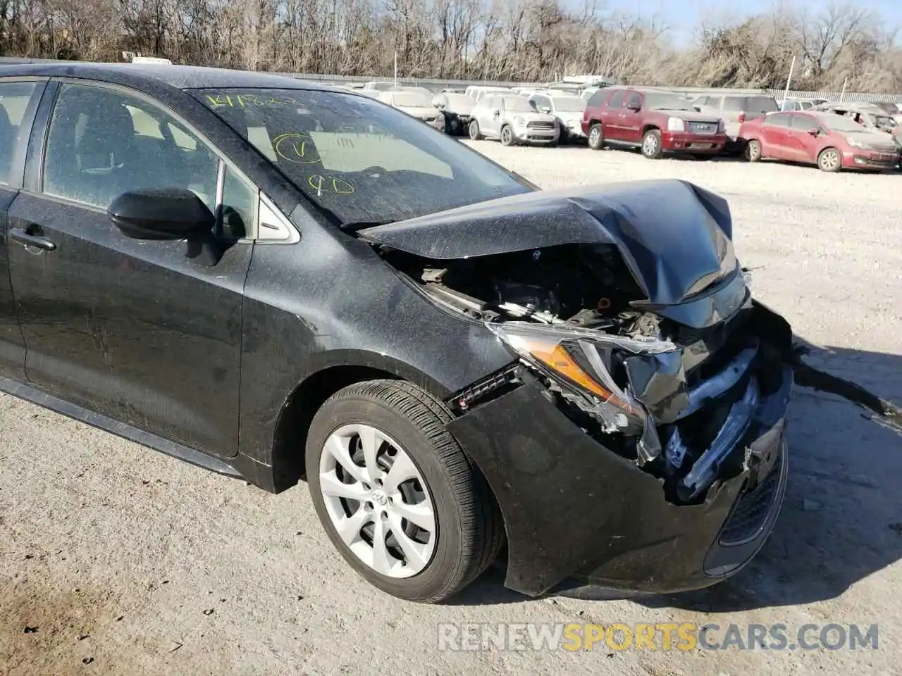 9 Photograph of a damaged car JTDEPMAE6MJ141822 TOYOTA COROLLA 2021