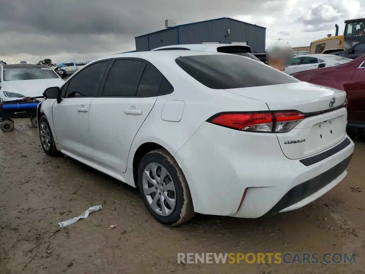 2 Photograph of a damaged car JTDEPMAE6MJ142226 TOYOTA COROLLA 2021