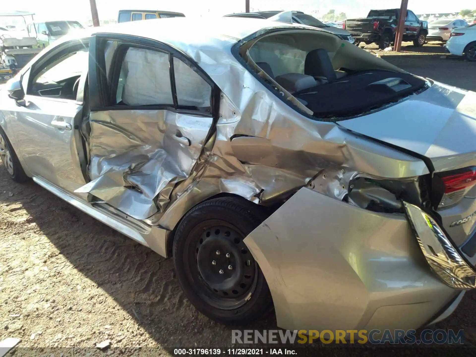 6 Photograph of a damaged car JTDEPMAE6MJ142484 TOYOTA COROLLA 2021