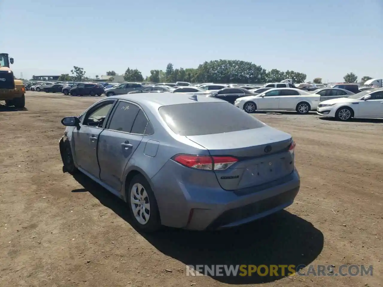 3 Photograph of a damaged car JTDEPMAE6MJ144073 TOYOTA COROLLA 2021