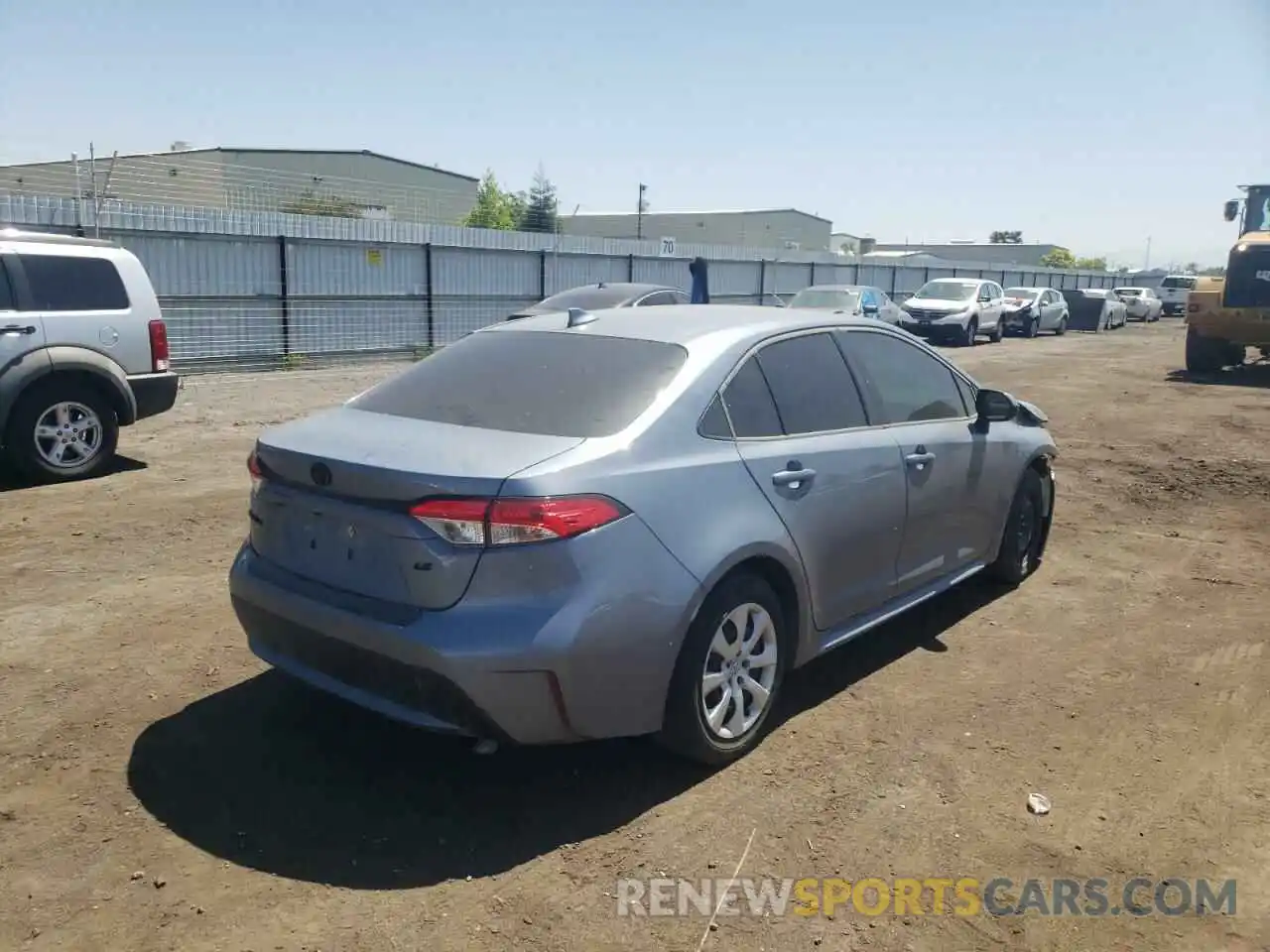 4 Photograph of a damaged car JTDEPMAE6MJ144073 TOYOTA COROLLA 2021